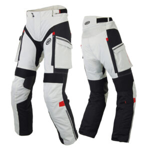 White Textile Pants - 01