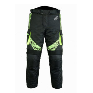 Green Black Textile Pant